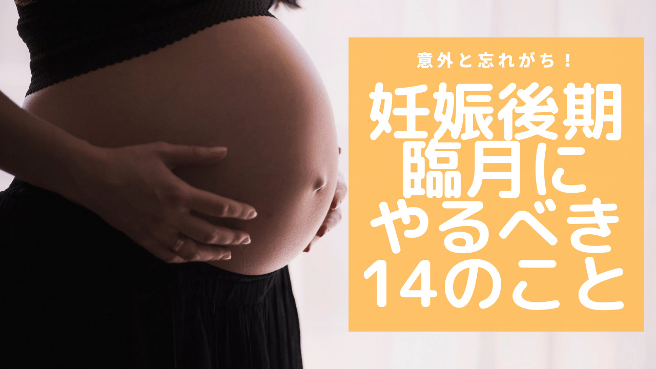 意外と忘れがち 妊娠後期 臨月にやるべき１４のこと 妊娠8ヶ月 9ヶ月 10ヶ月 くまよblog